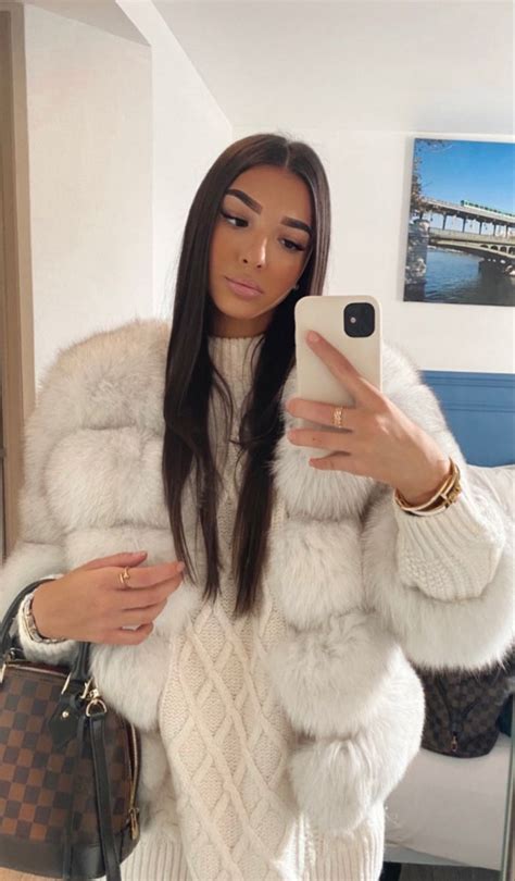 chav faux fur coat.